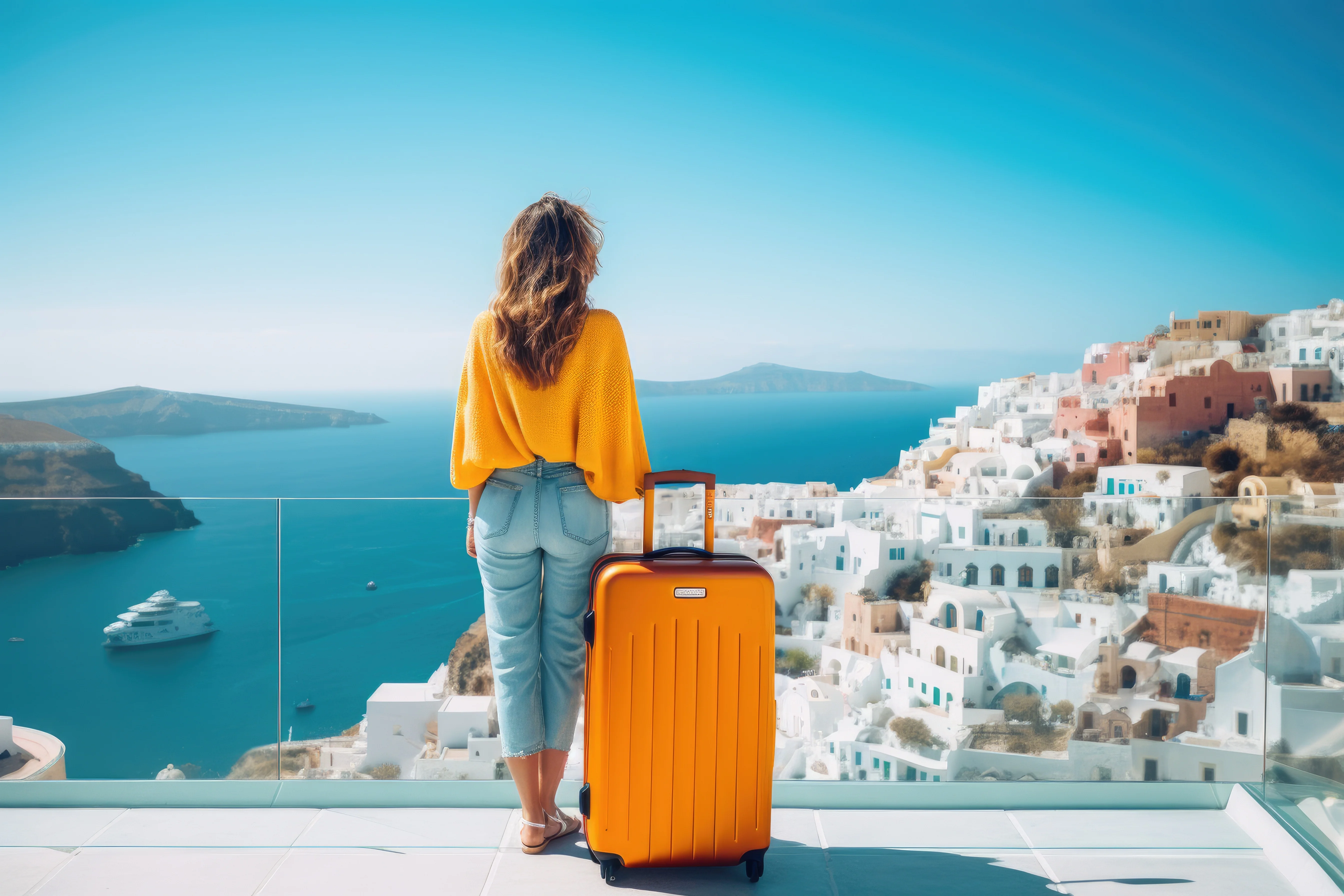 Person with Suitcase