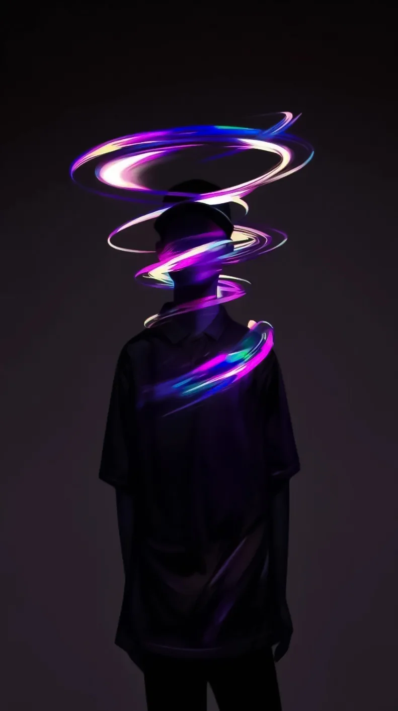 Neon Swirl